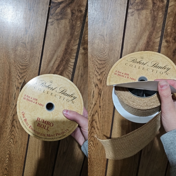 Other - Robert Stanley Jumbo Burlap Ribbon Roll